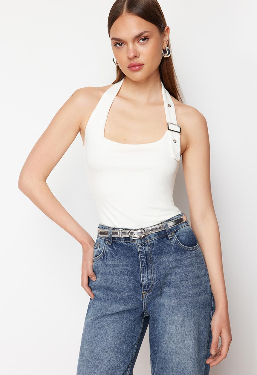 Trendyol - Knitted top  - white