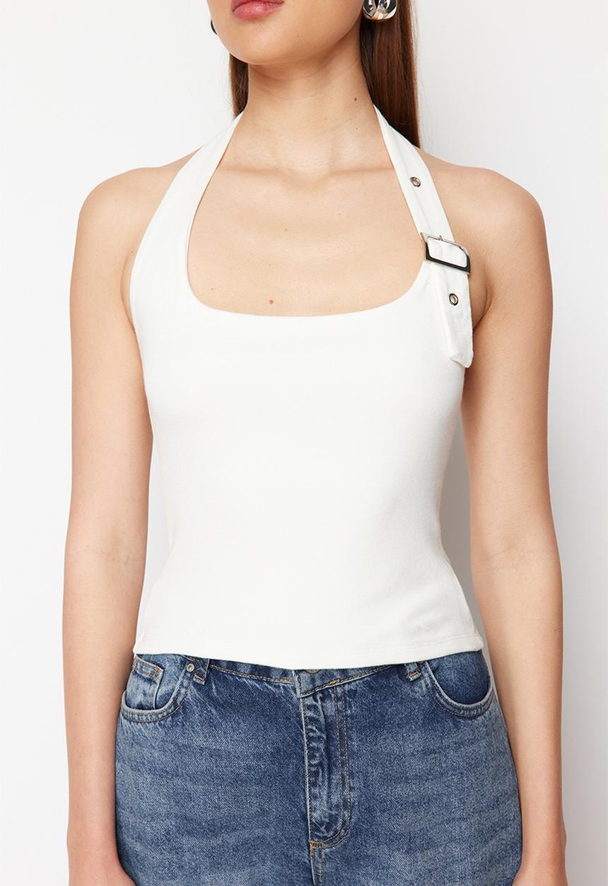 Trendyol - Knitted top  - white