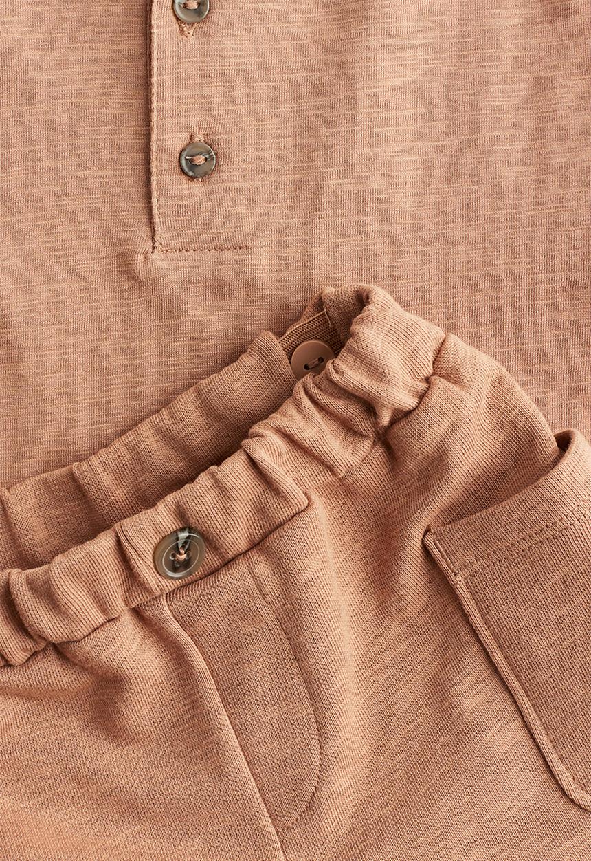 H&M - 2 Piece cotton jersey set - brown marl