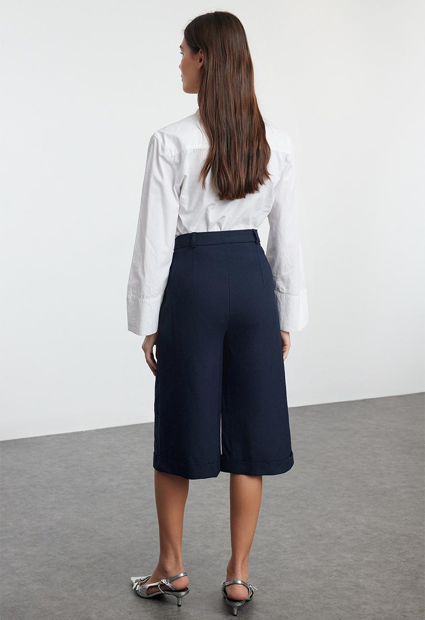 Trendyol - Regular Knee Length City Shorts & Bermuda - Navy/Blue