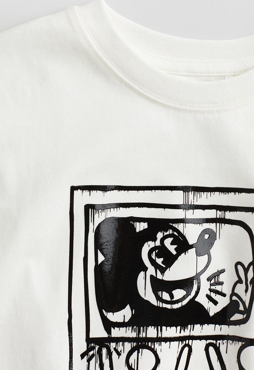 H&M - Keith Haring X H&M:  Printed t-shirt - white,multi