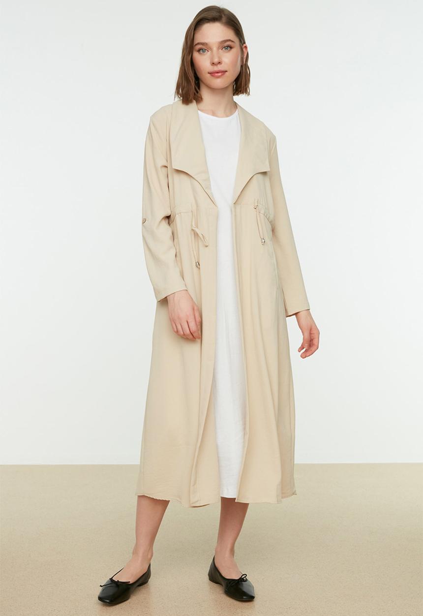 Trendyol - Sleeveless Undershirt Dress - White