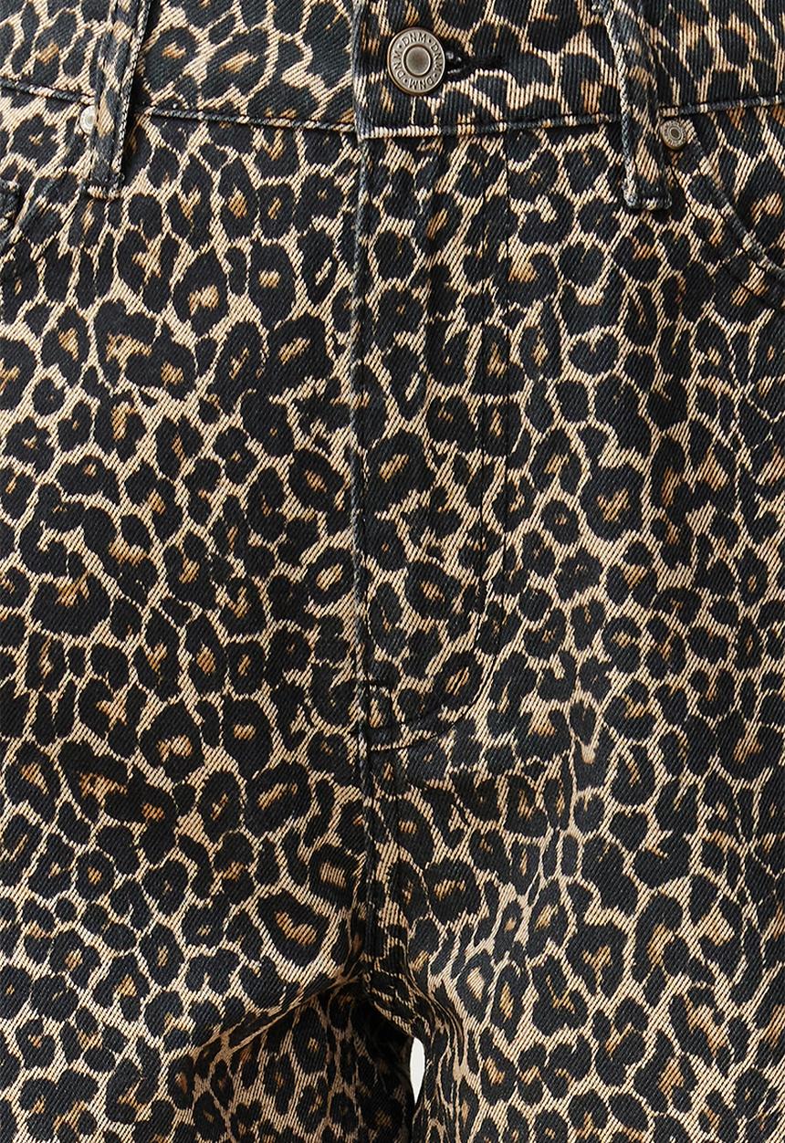 Trendyol - Leopard Print Brown Shorts & Bermuda - Brown