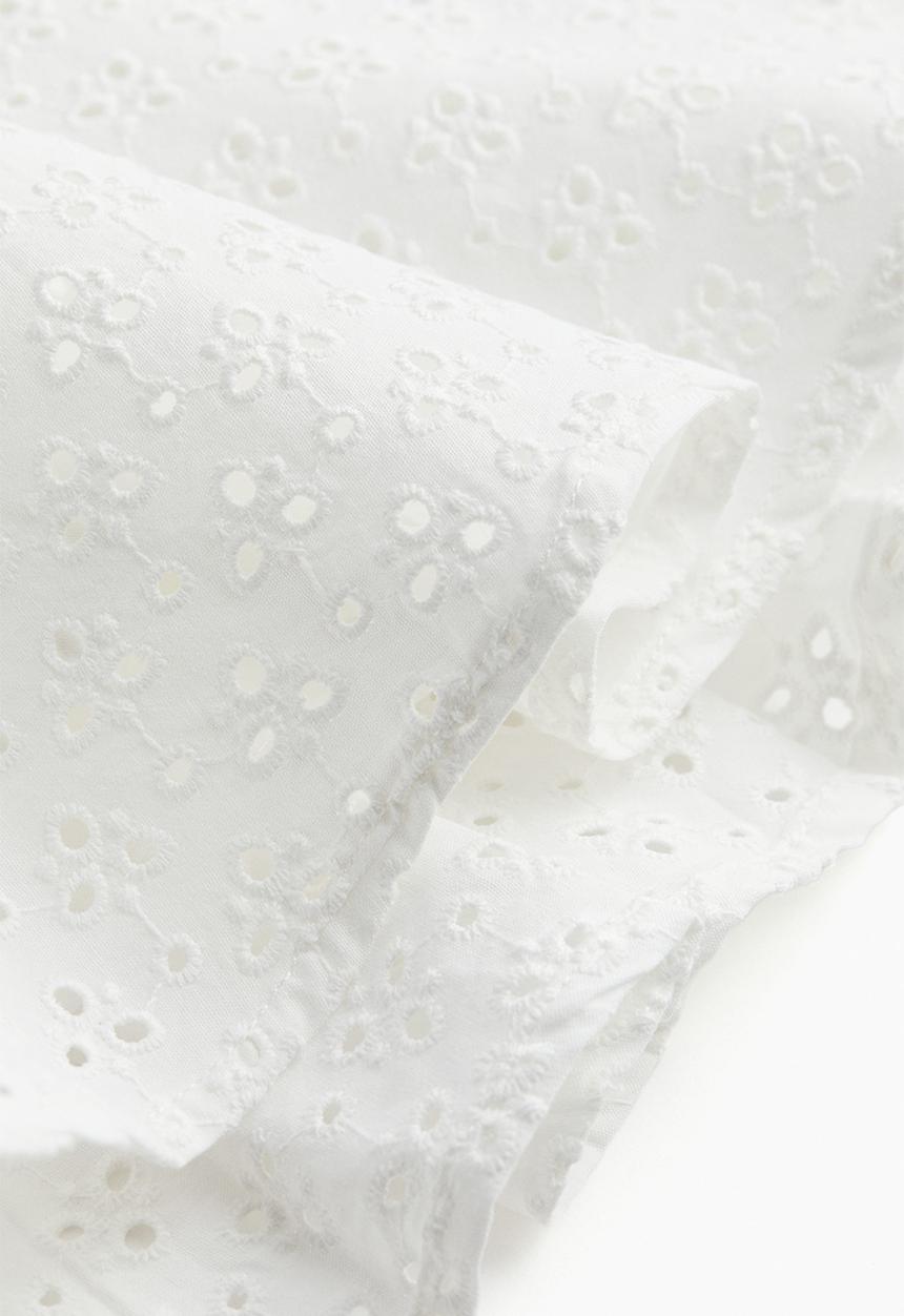 H&M - Flared mini skirt - white