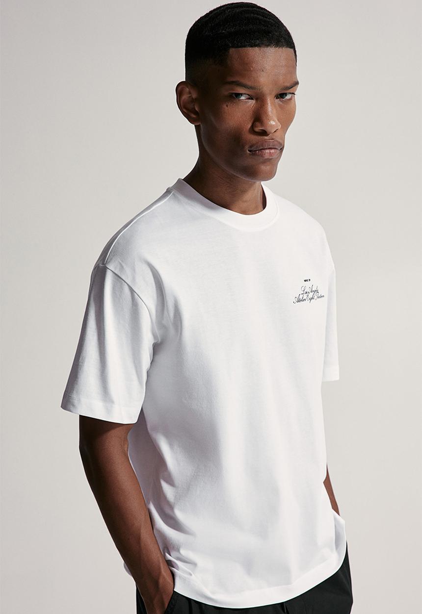 H&M - Loose fit printed t-shirt - white
