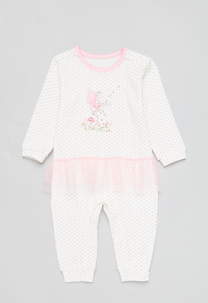 Pop Candy - Pollka dot romper - pink & white
