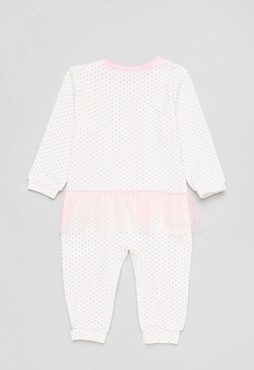 Pop Candy - Pollka dot romper - pink & white