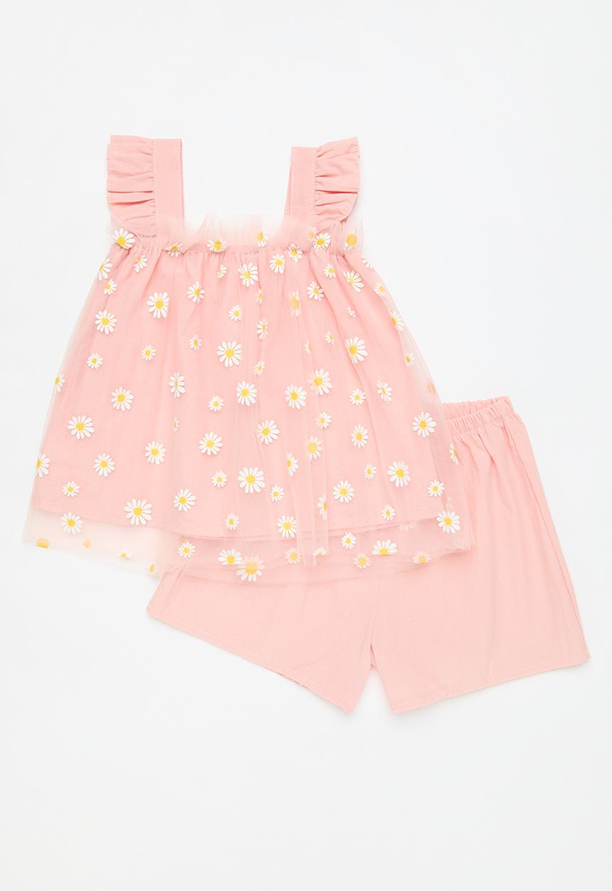 Pop Candy - Top & short set - pink