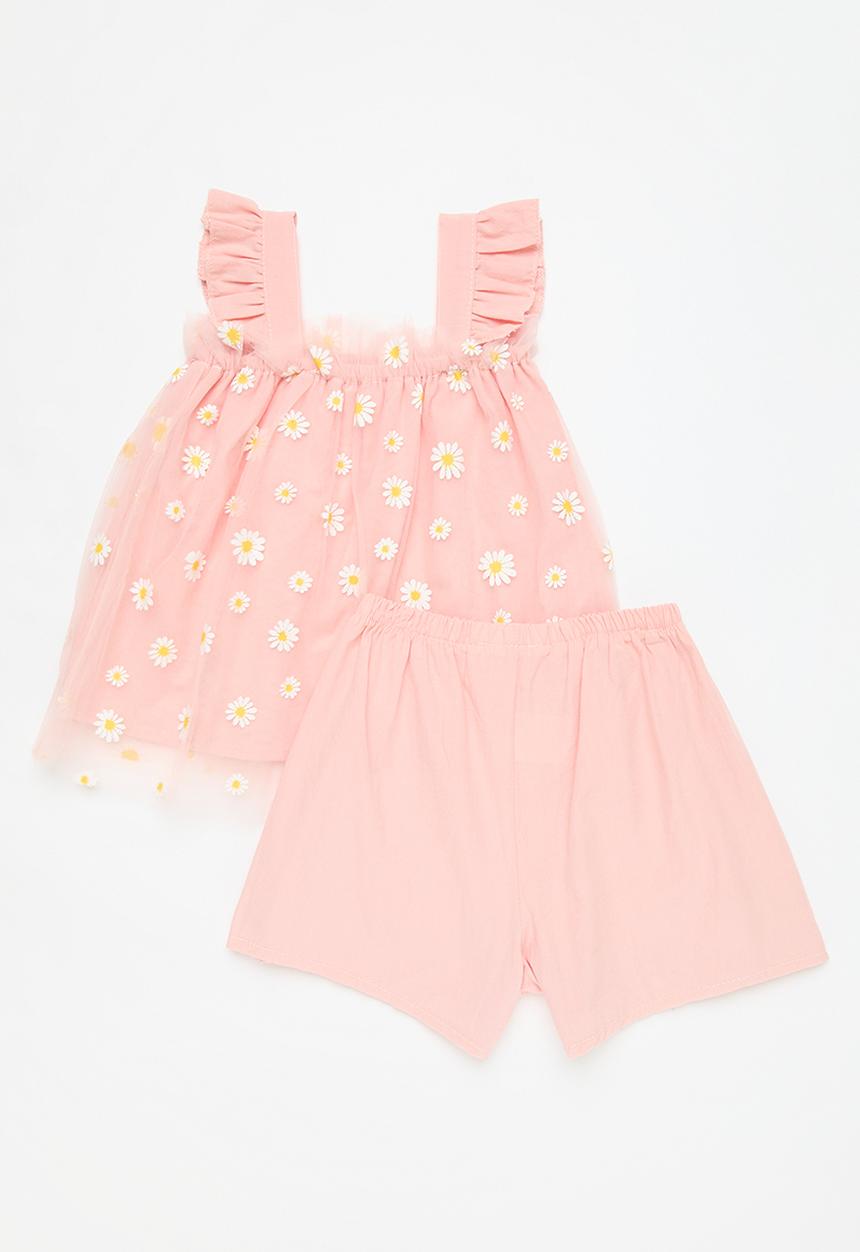 Pop Candy - Top & short set - pink