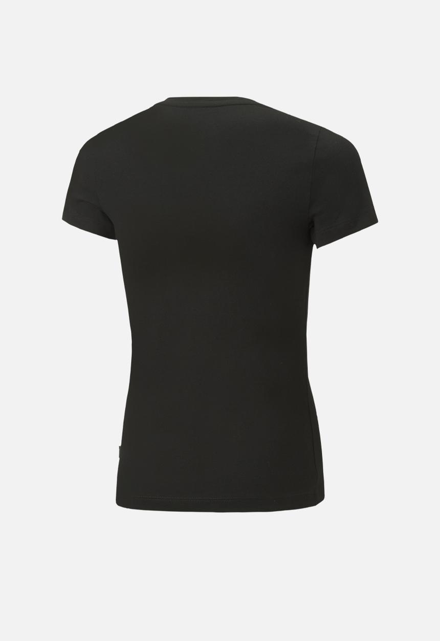 PUMA - Ess+ Logo Tee G - Puma Black-Gold