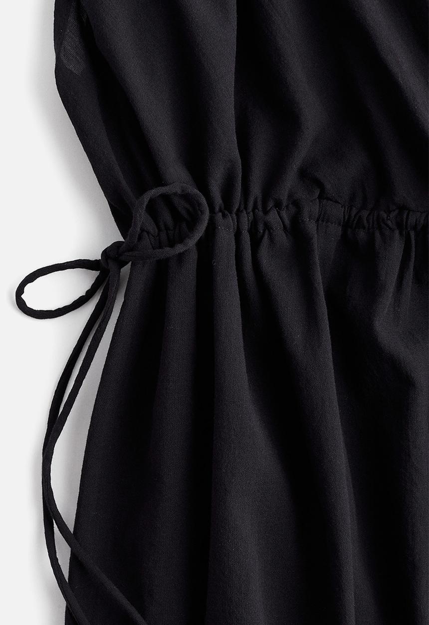 H&M - Oversized cotton dress - black