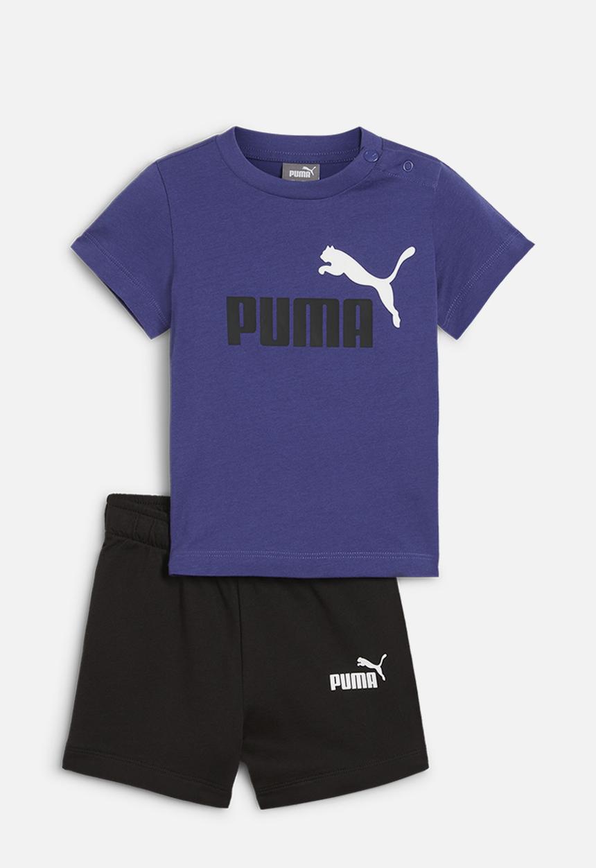 PUMA - Minicats Tee & Shorts Set - Lapis Lazuli