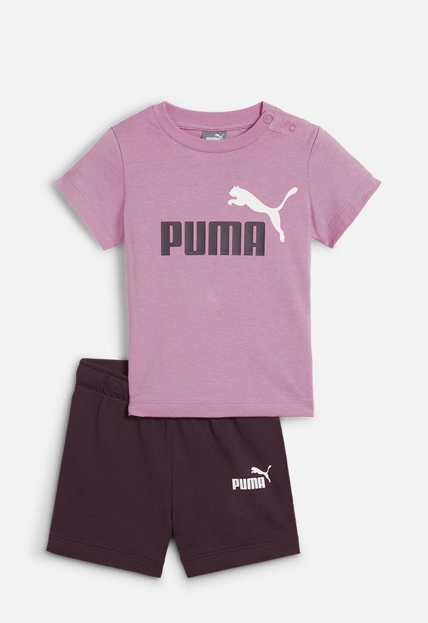 PUMA - Minicats Tee & Shorts Set - Mauved Out