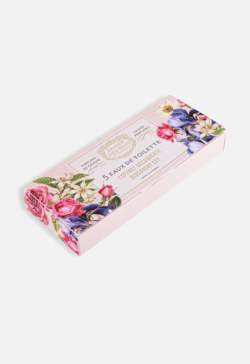 Panier Des Sens - Discovery Set 5 Eaux de Toilette - Blooming Iris, Rose, Orange Blossom, Jasmin, Verbena