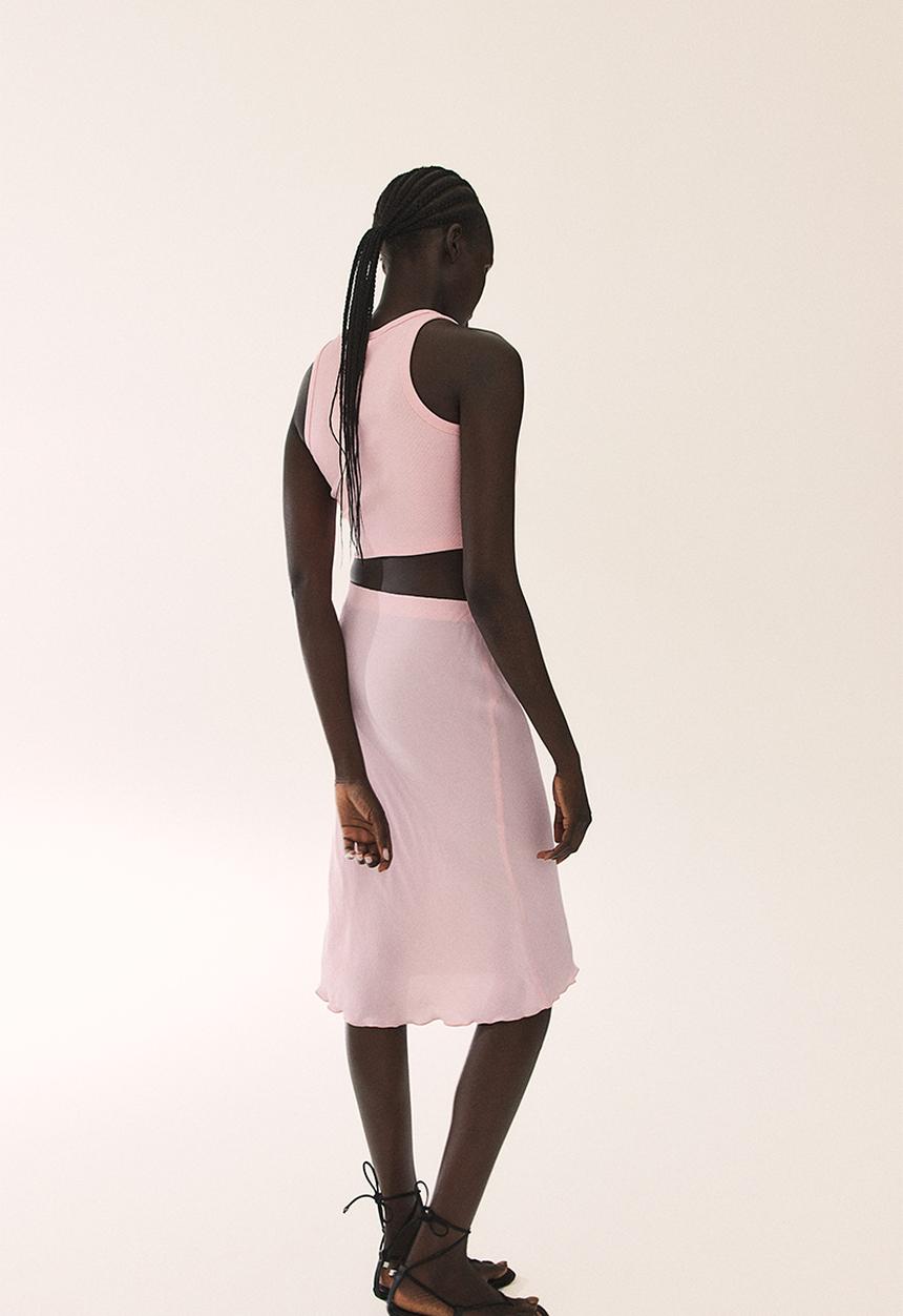 H&M - Knee-length skirt - pink