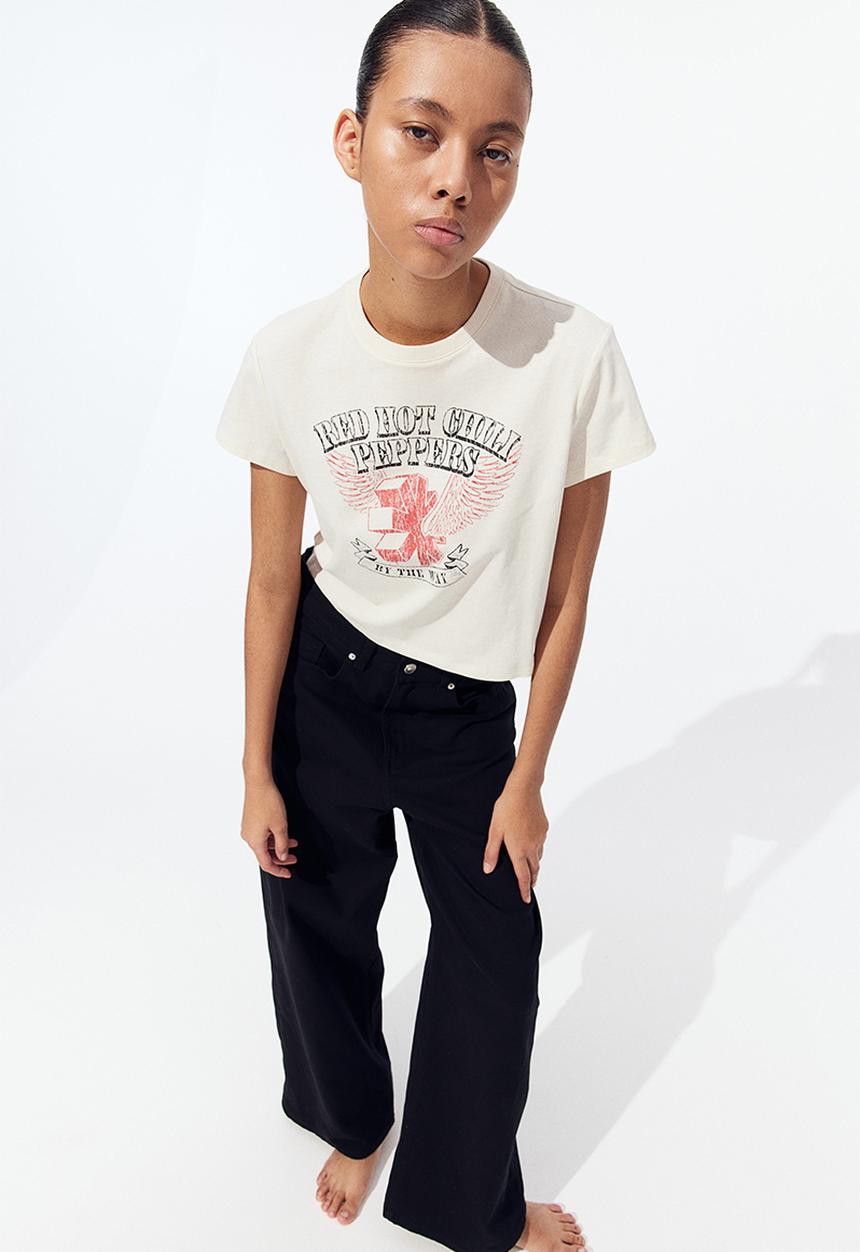 H&M - Printed t-shirt - white