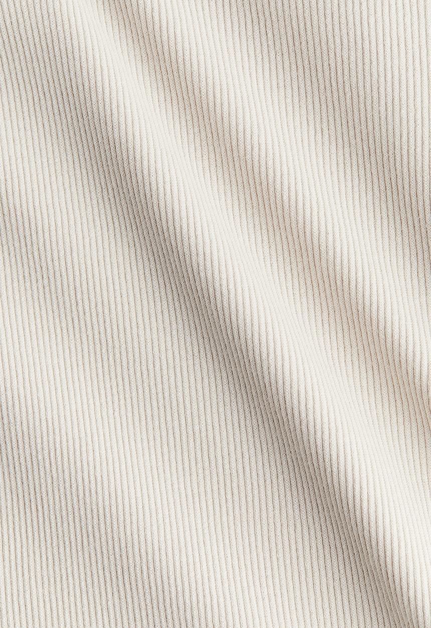 H&M - Fitted T-shirt - light greige 