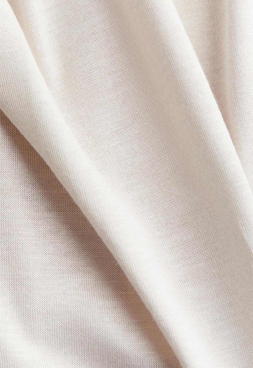 H&M - A-line jersey skirt - light beige