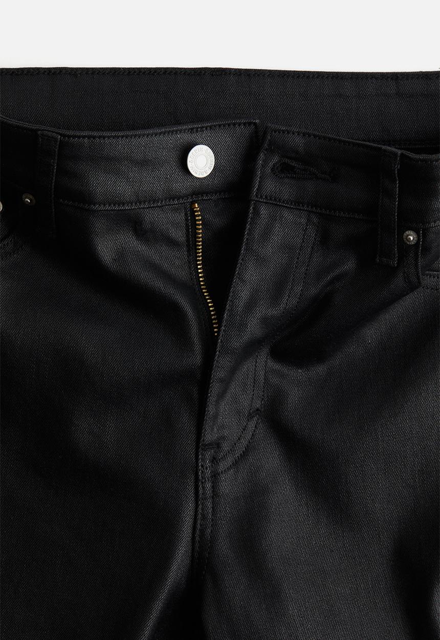 H&M - Curvy fit bootcut high jeans - black