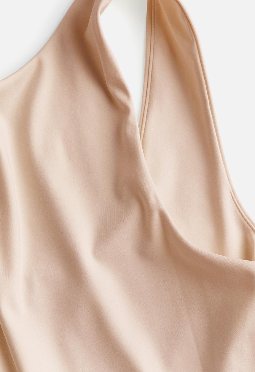 H&M - Low-back thong body - light beige