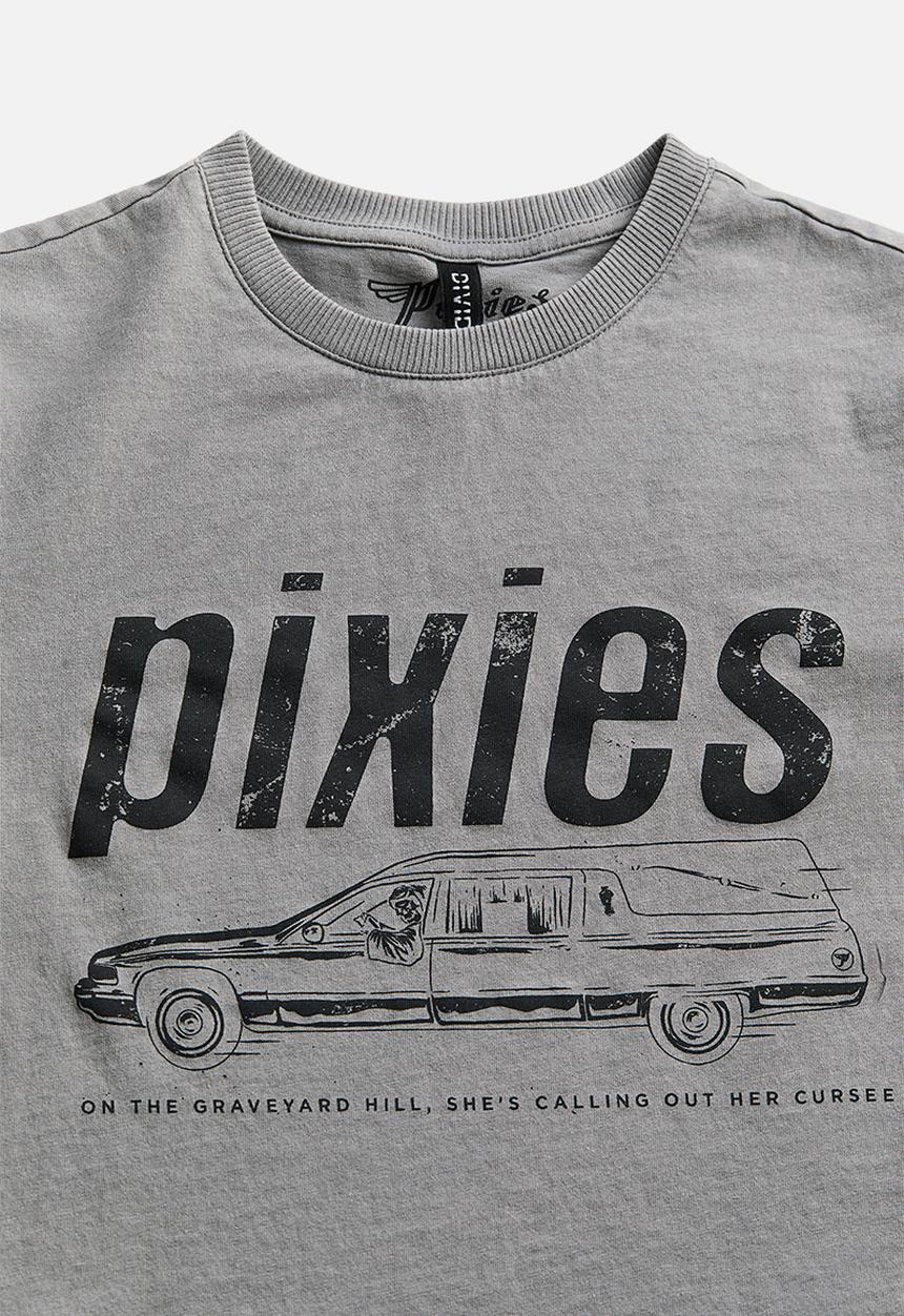 H&M - Printed T-shirt - grey/pixies