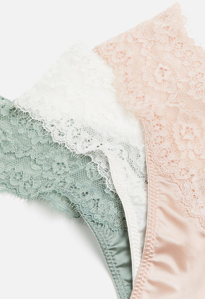 H&M - 3 pack thong briefs - multi
