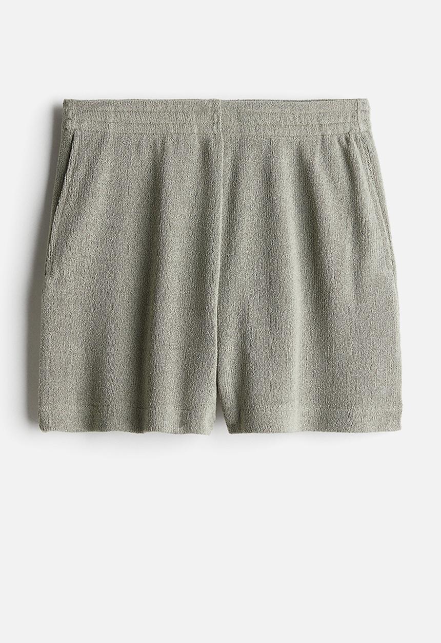 H&M - Jersey shorts - sage green