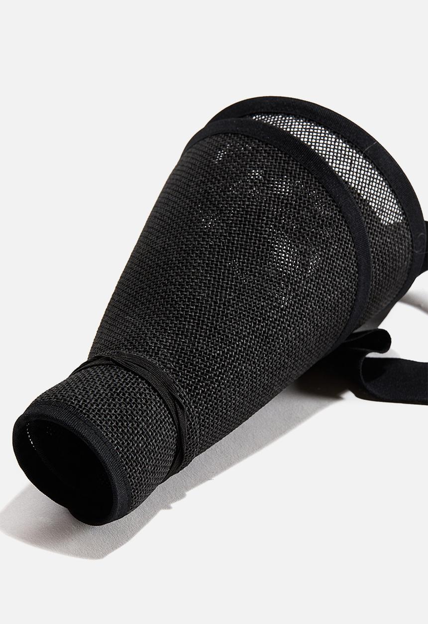 H&M - Straw sun visor - black