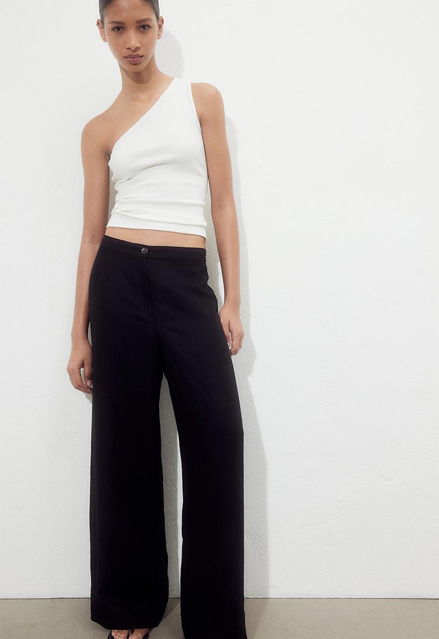 H&M - One-shoulder top - white