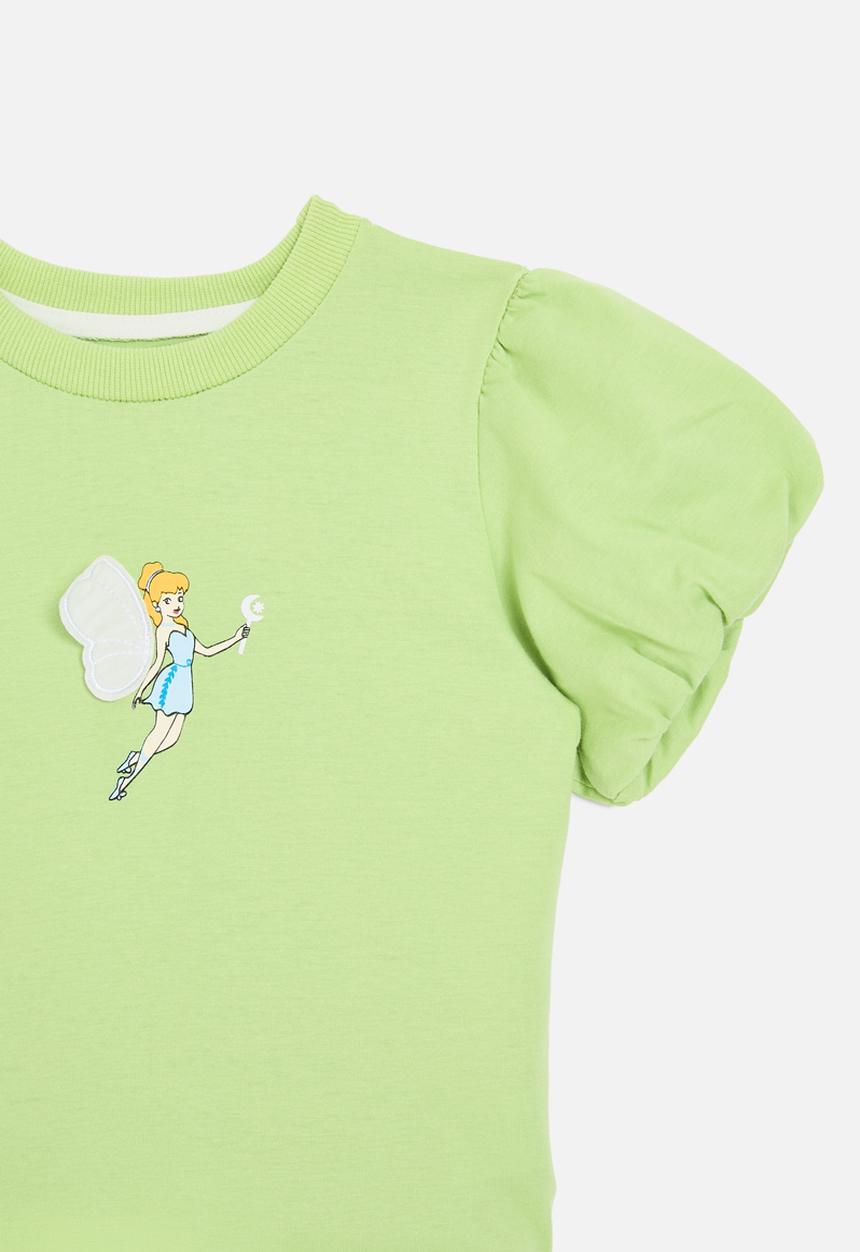 Pop Candy - Puff sleeve tee - green