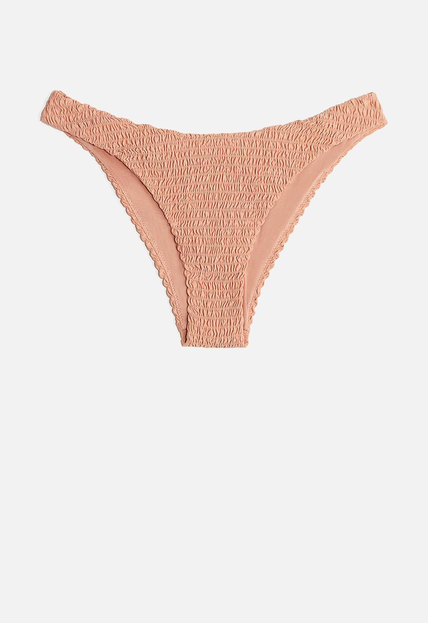 H&M - Smocked bikini bottoms - apricot