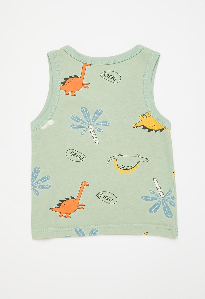 Pop Candy - Printed vest - green