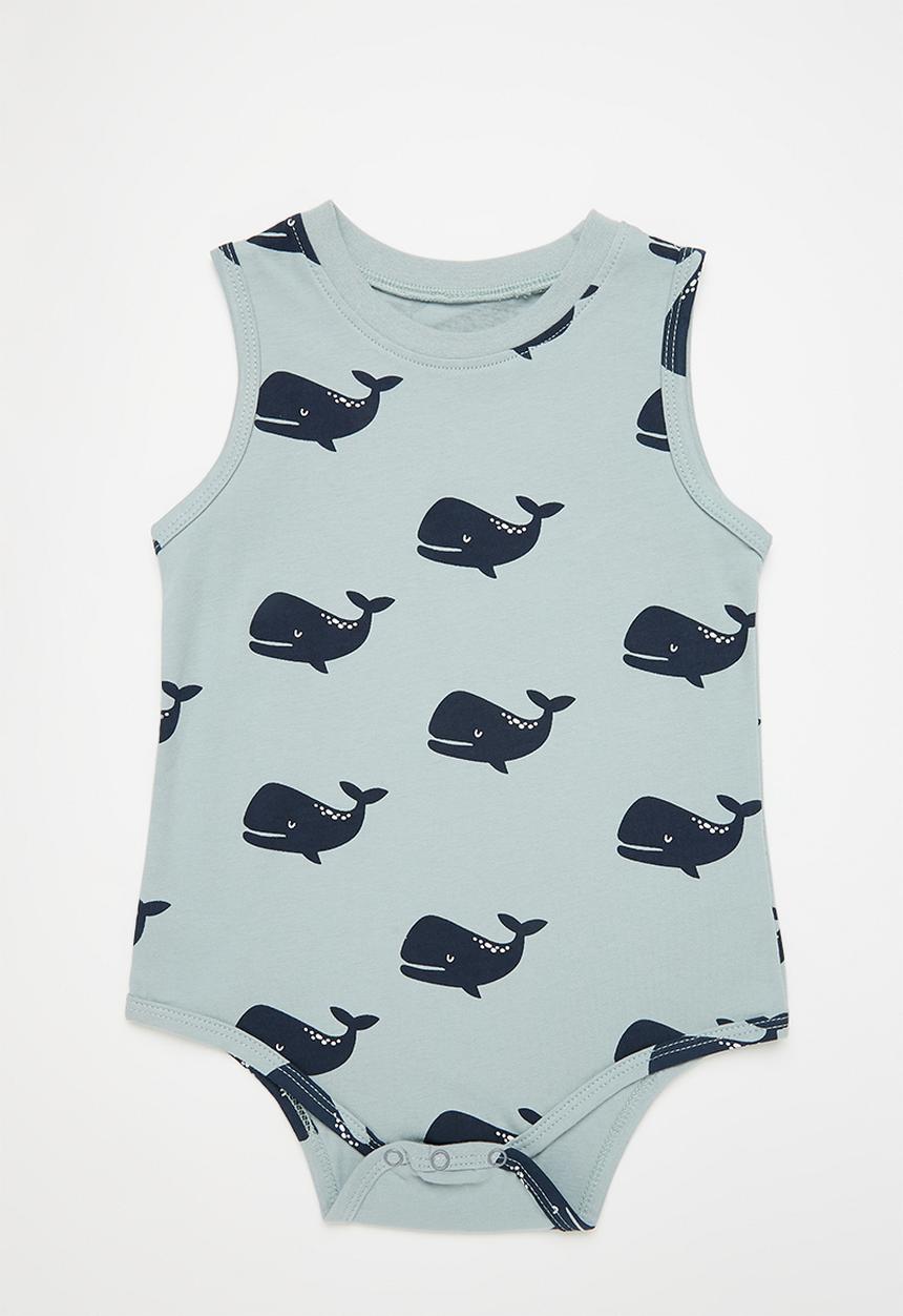 Pop Candy - Printed bodyvest - grey & navy