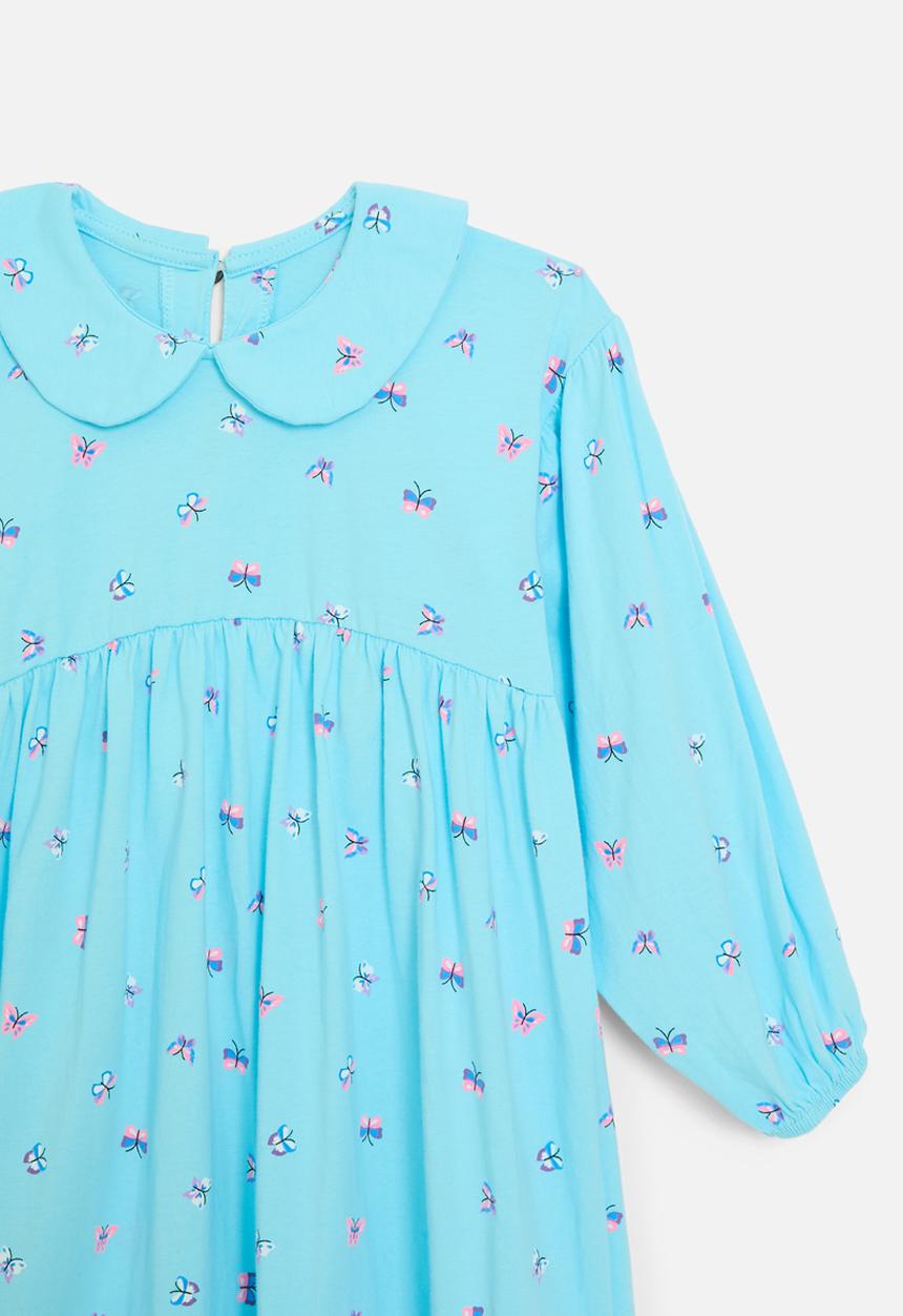 Pop Candy - Peter pan collar dress - blue 