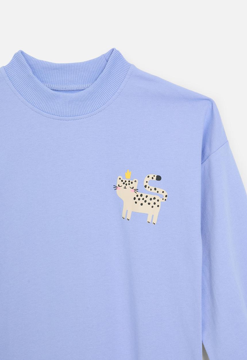 Pop Candy - Fleece dress - blue