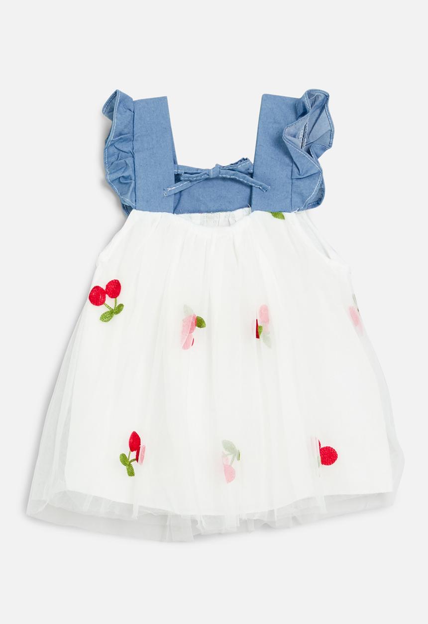 Pop Candy - Cherry print combo dress - multi