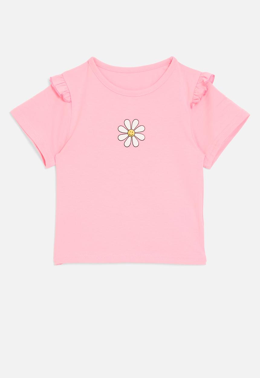 Pop Candy - Frilled tee - pink