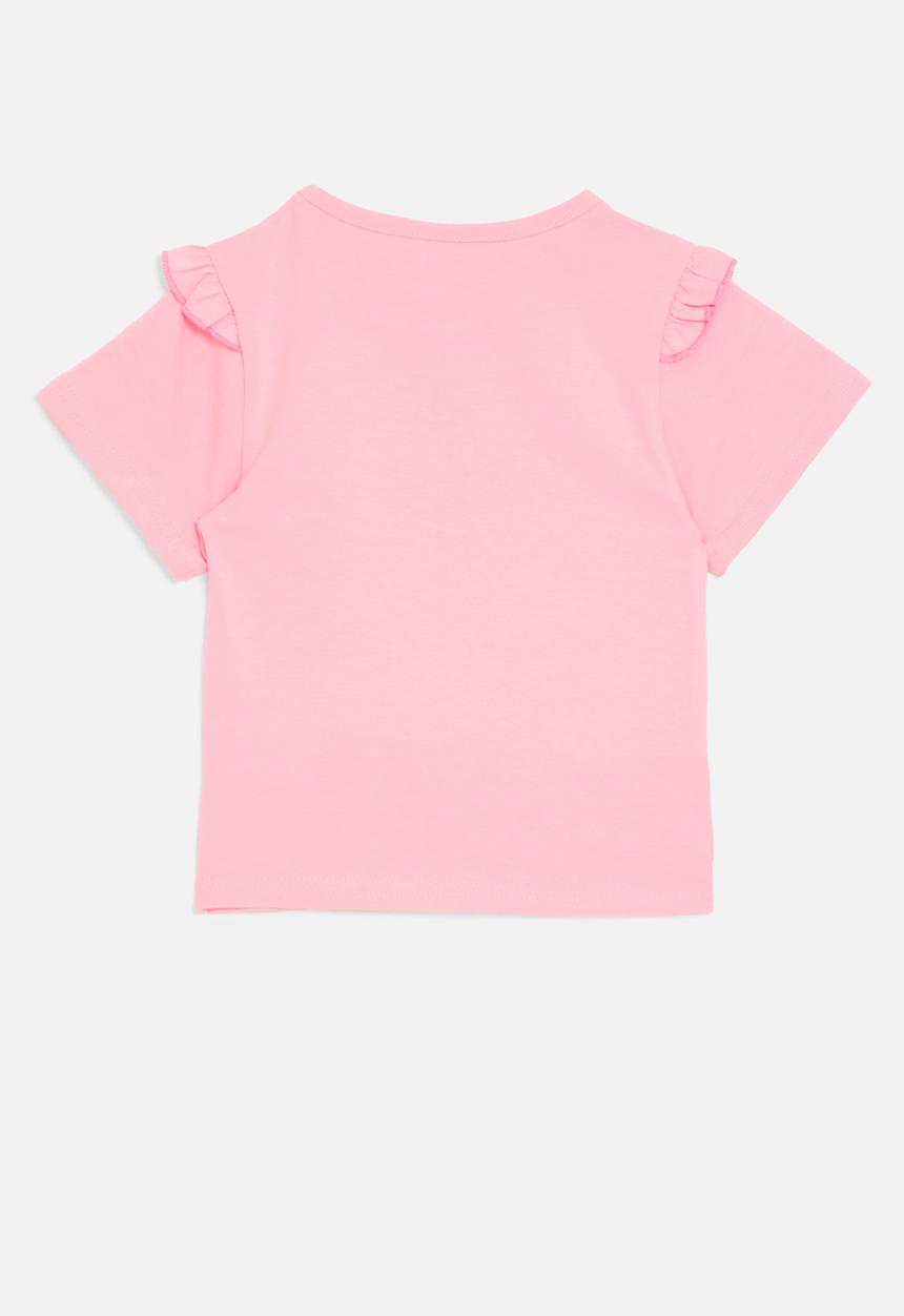 Pop Candy - Frilled tee - pink