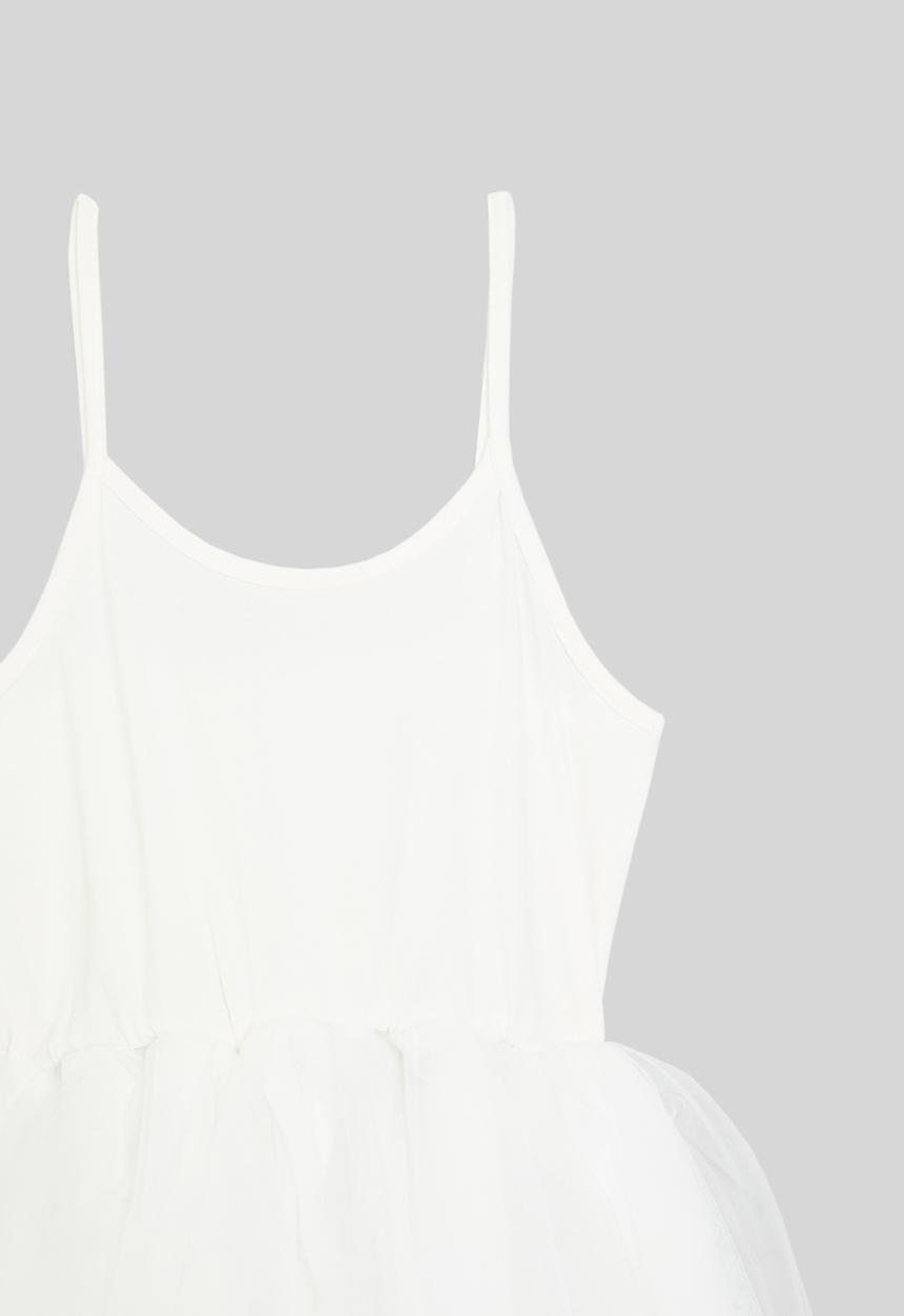 Pop Candy - Cami mesh dress - white
