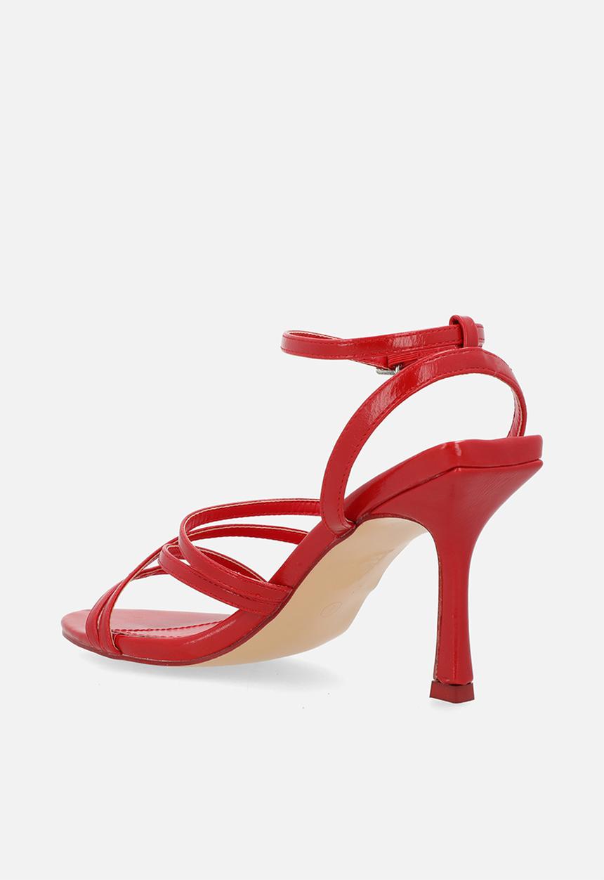 Public Desire - Free spirit strappy heel - red
