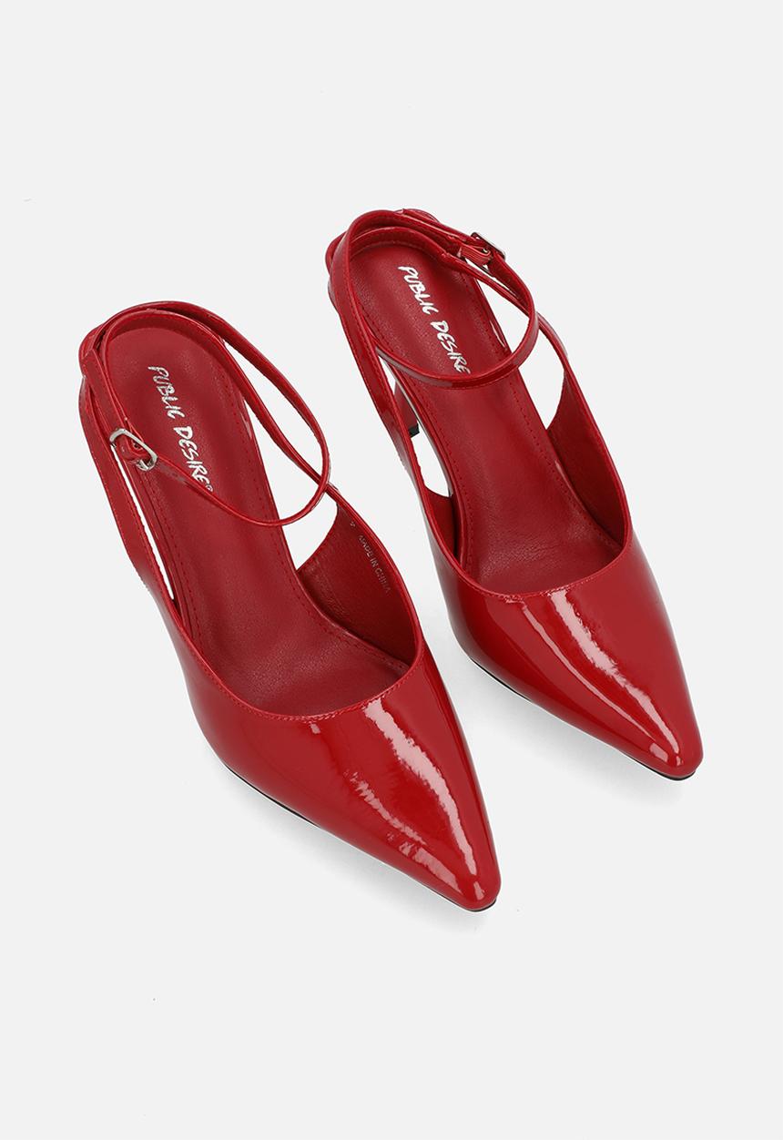 Public Desire - Sweet talk slingback heel - deep red