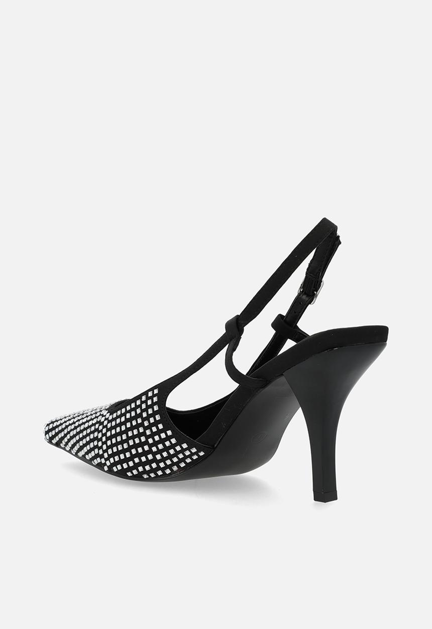 Public Desire - Gloria slingback heel - black