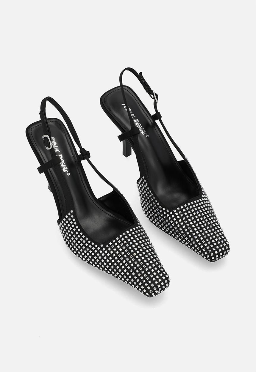 Public Desire - Gloria slingback heel - black