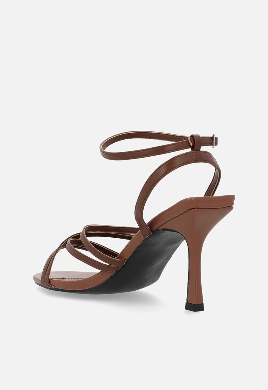 Public Desire - Free spirit WF ankle strap - chocolate