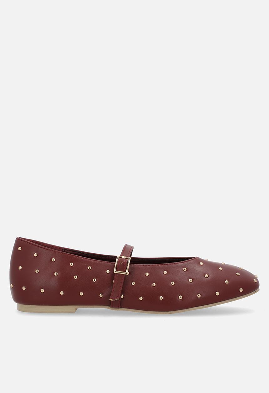 Public Desire - Dorinda pump flat - burgundy