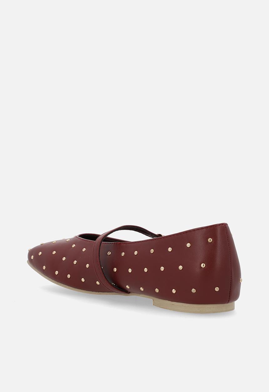 Public Desire - Dorinda pump flat - burgundy