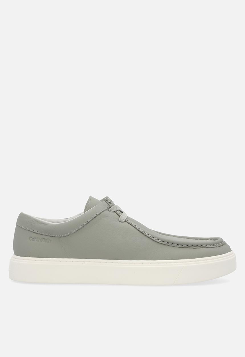 Calvin Klein - Apron lace up lth - grey