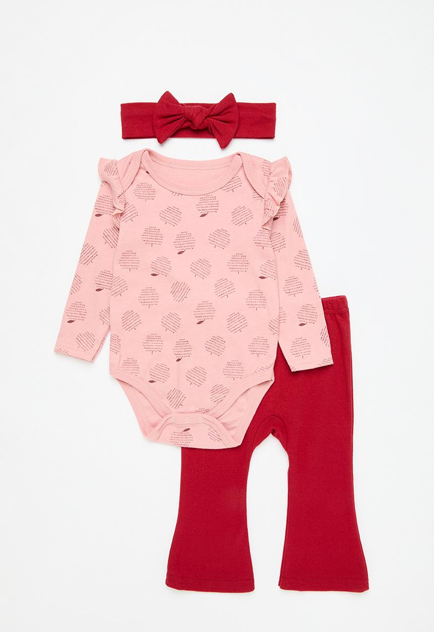 Pop Candy - Grown on legging headband - pink & maroon
