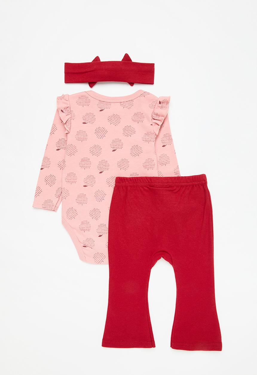 Pop Candy - Grown on legging headband - pink & maroon