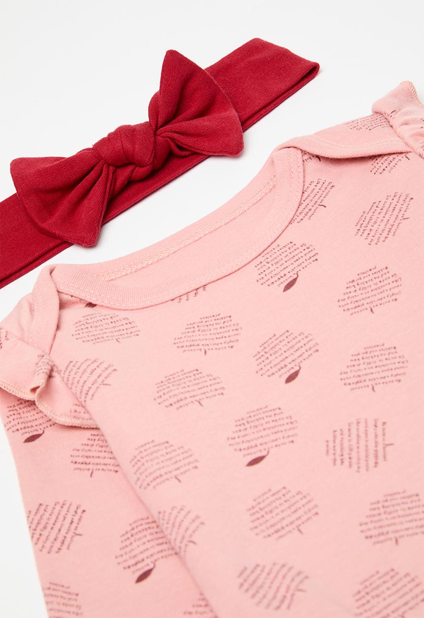 Pop Candy - Grown on legging headband - pink & maroon